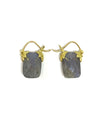 Gabrielle Sanchez Rectangle Labradorite Flyer Earrings