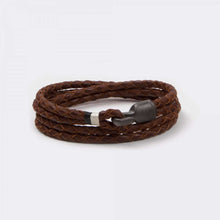  Miansai Brown Trice Bracelet with Black Hook