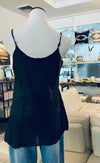 CP Shades Sheer Milla Black Cotton Silk Cami