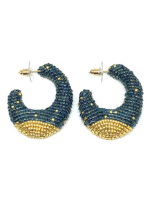  Susanna Vega Torra Hoops Iris Blue