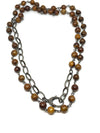 Nathan and moe medium wood bead necklace fund at Patricia in southern pines, nc