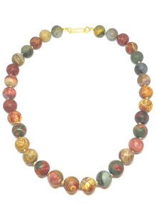  Judi Powers Red Creek Jasper Necklace 18KG