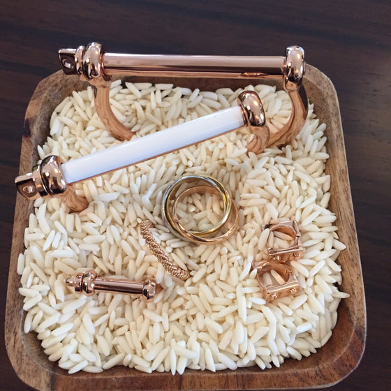 Miansai | Squared Huggie Rose Gold Plated