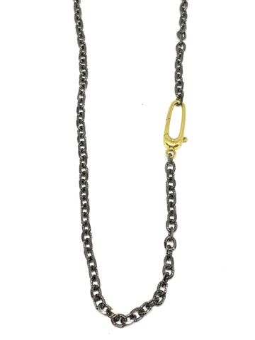 Nathan & Moe Texured Chain Necklace