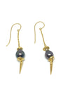 Heather Benjamin Tahitian Pearl Dangle Earrings
