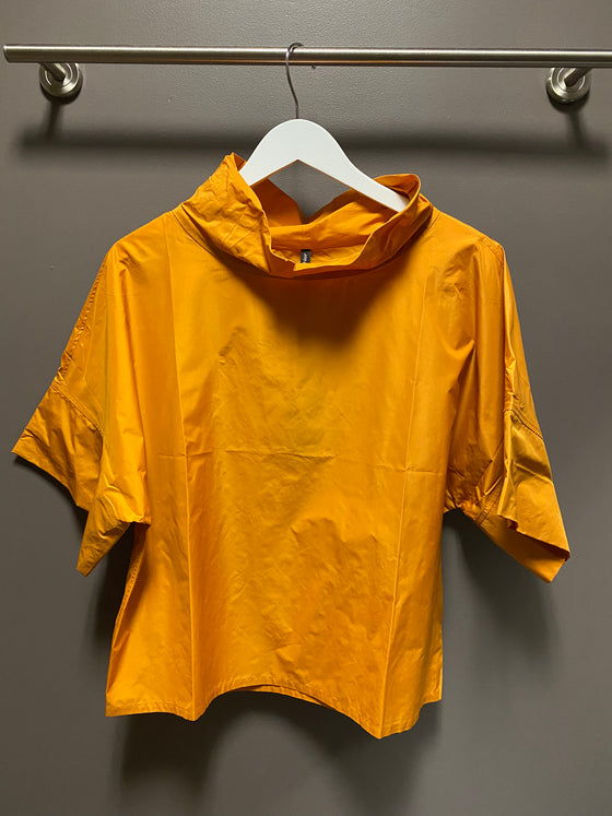 Peter O. Mahler Papertouch Crash Pullover Blouse Melon