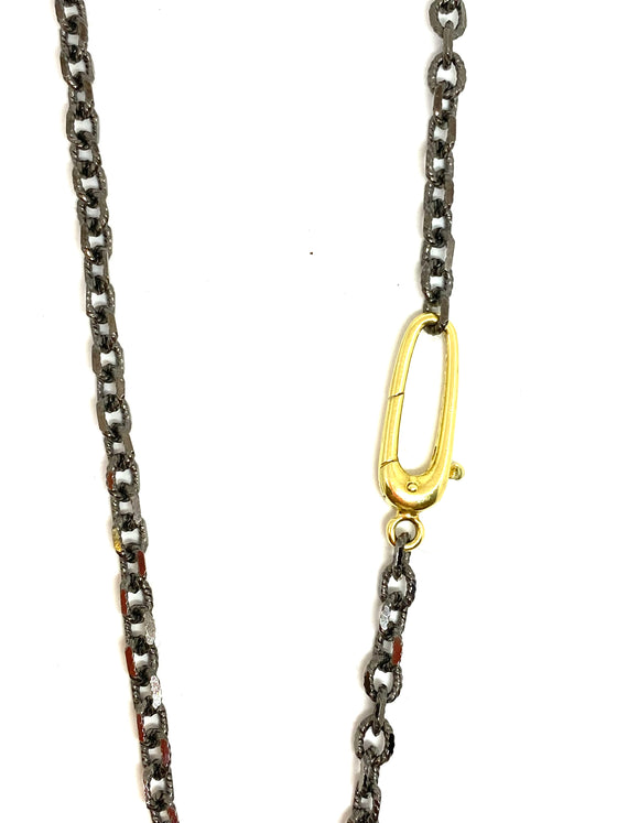 Nathan & Moe Texured Chain Necklace