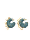 Susanna Vega Pale Blue Solito Pearled Earrings
