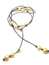 Perle by Lola gold south sea peatl lariat found at Patricia in. southern pines, nc