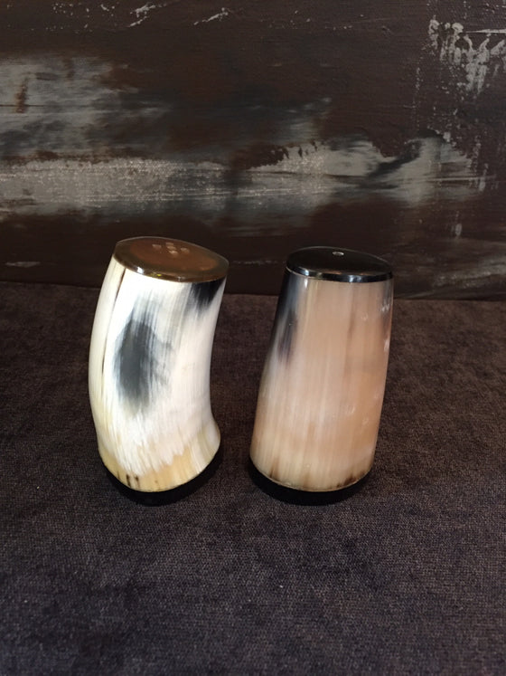 Horn Salt & Pepper Shakers