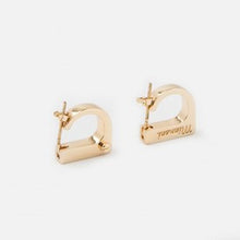  Miansai Modern Flat Earring, Gold Plated