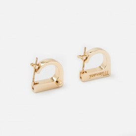 Miansai Modern Flat Earring, Gold Plated