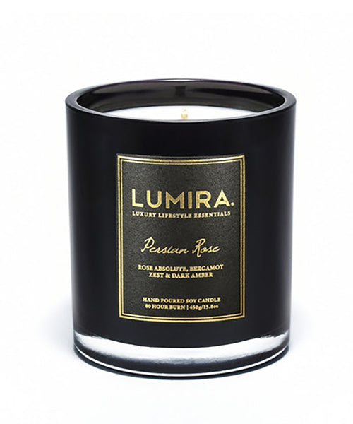 Lumira Candle in Persian Rose