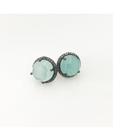  Margo Morrison Faceted Peru Onxy Earrings