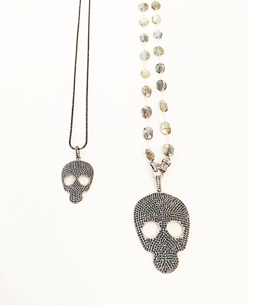 Margo Morrison Pavé Skull Charm