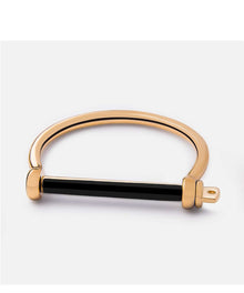  Miansai | Screw Cuff Gold Plated with Enamel