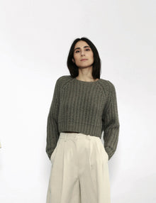  Szeki Chunky Cropped Jumper