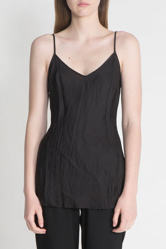 Organic Bias Camisole in Black