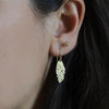 Julie Cohn Bronze Petite Leaf Earrings