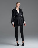 VOZ Silk Kimono in Black