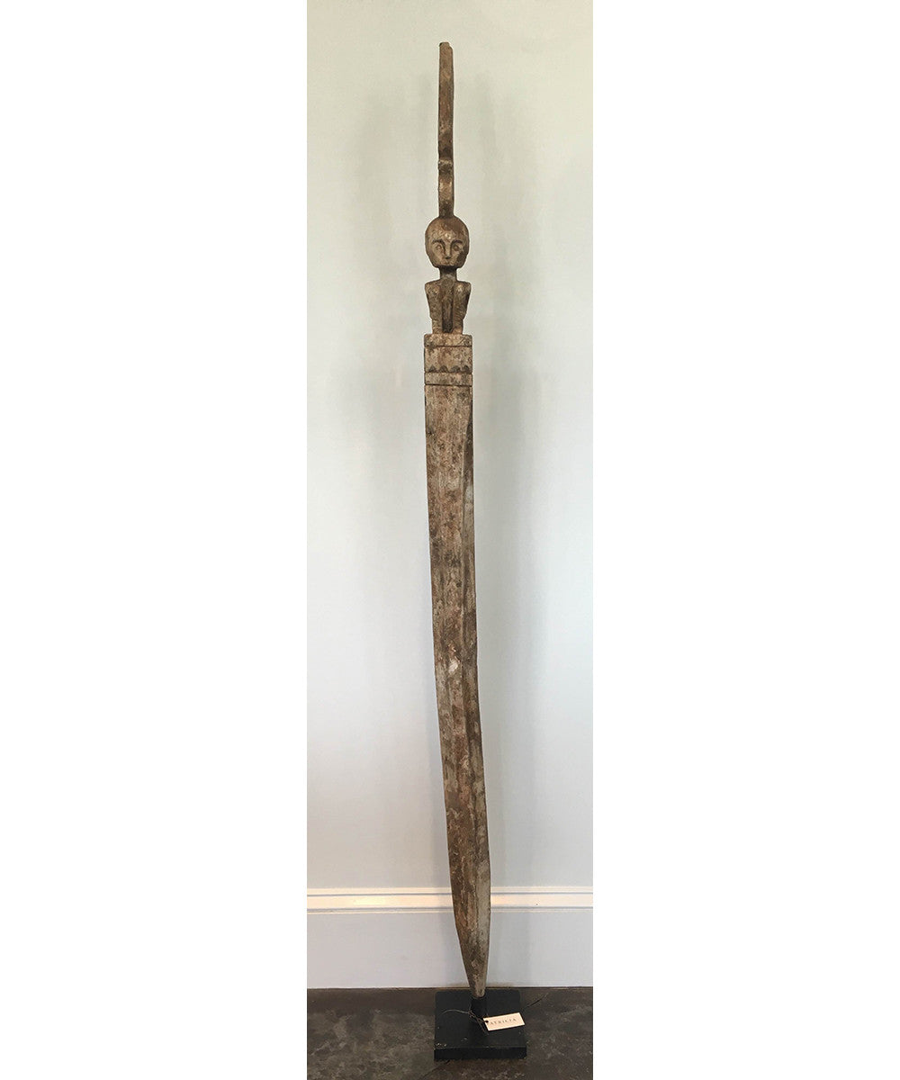Wooden Statue on Stand