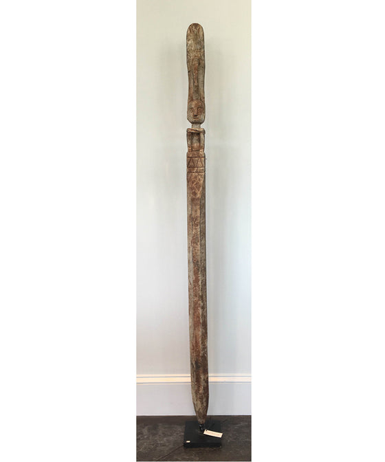Wooden Statue on Stand