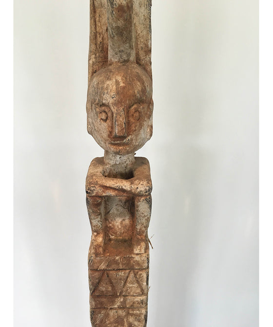 Wooden Statue on Stand
