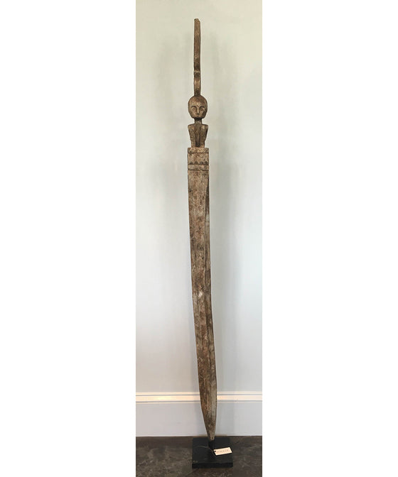 Wooden Statue on Stand