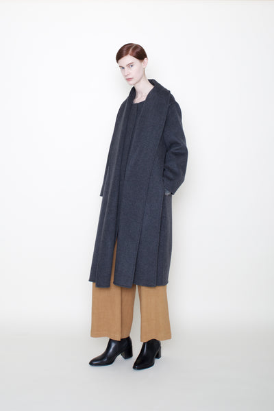 Szeki Watson Wool Coat Charcoal
